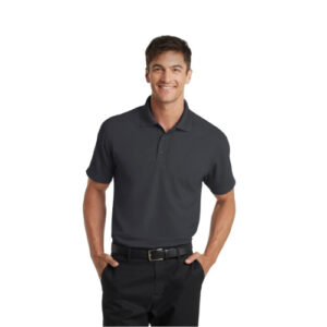 Polo caballero cuello camisero